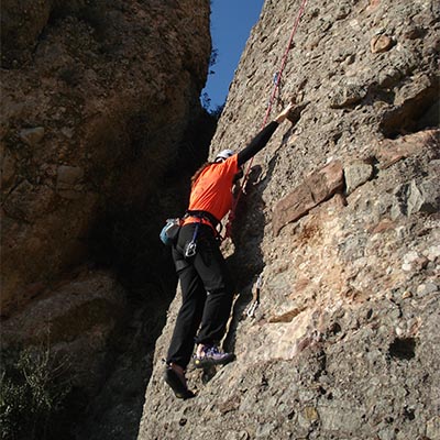 rock-climbing